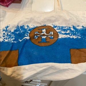 Tory Burch Canvas Tote Bag